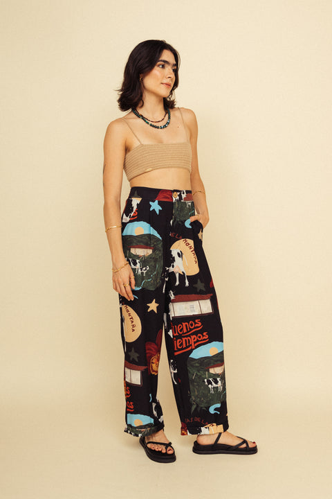 Pantalón Buenos Tiempos Negro