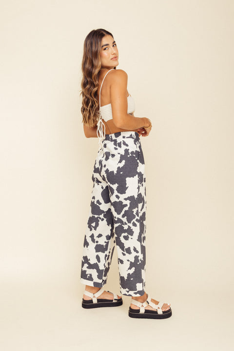 Pantalón Cow Gris
