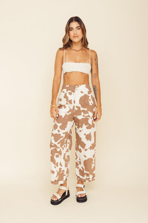 Pantalón Cow Mocca