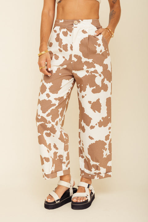 Pantalón Cow Mocca