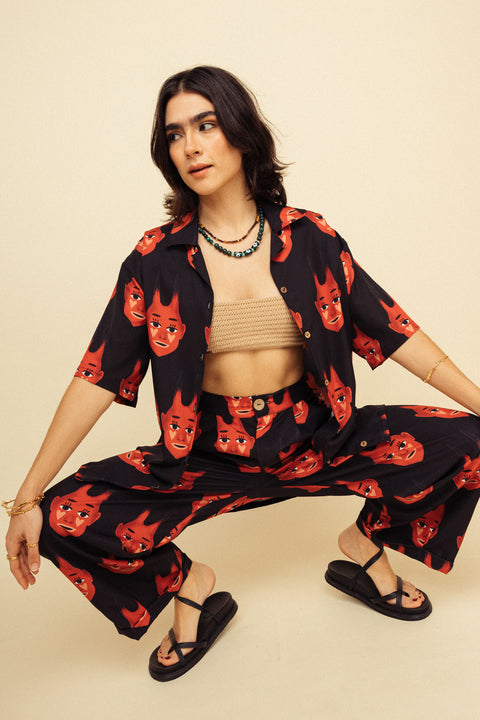 Pantalón Diablitos Negro