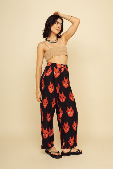 Pantalón Diablitos Negro