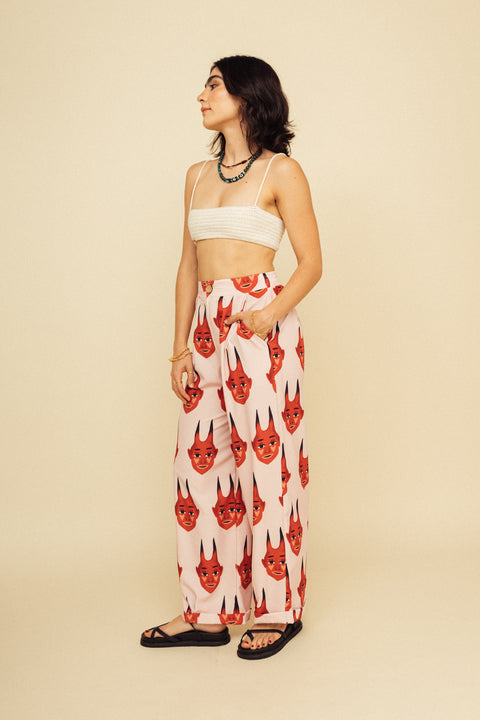 Pantalón Diablitos Rosa