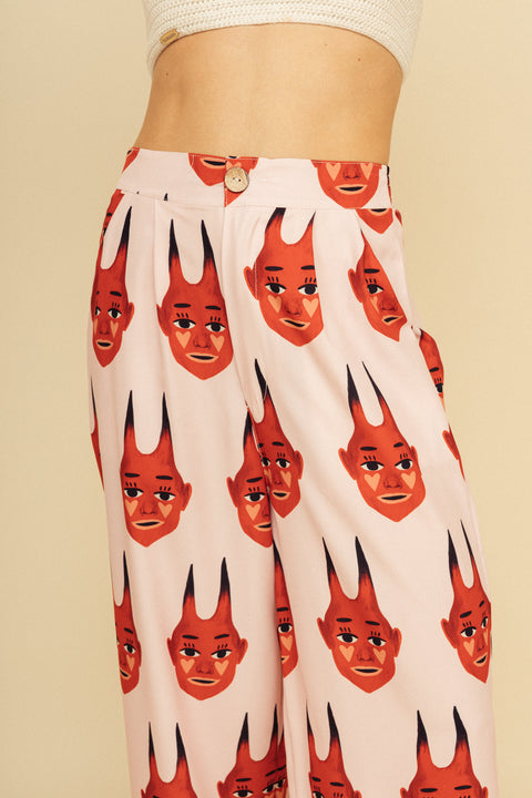 Pantalón Diablitos Rosa