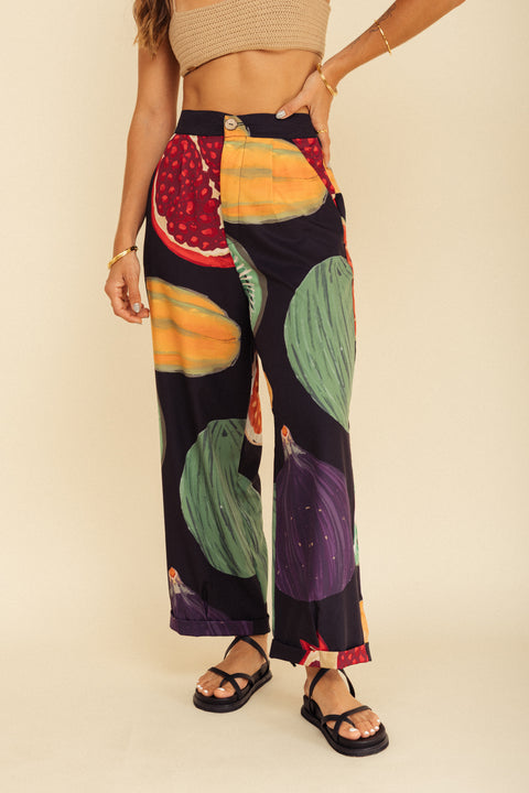 Pantalón Mar Frutos Negro