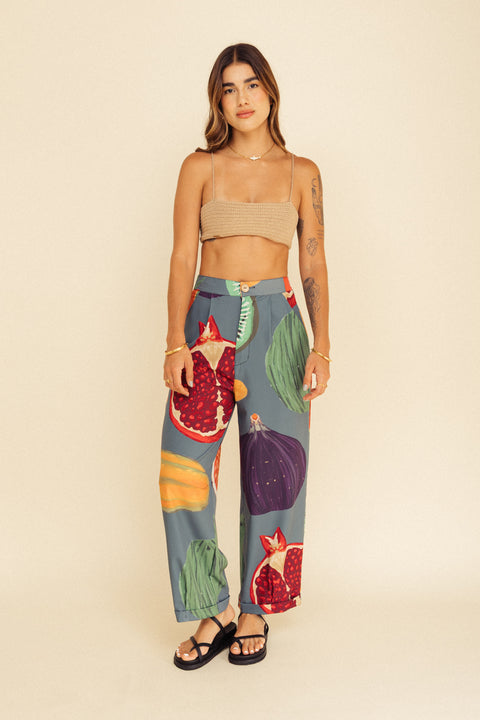 Pantalón Mar Frutos Verde