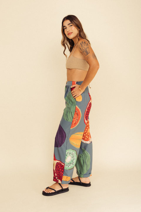 Pantalón Mar Frutos Verde