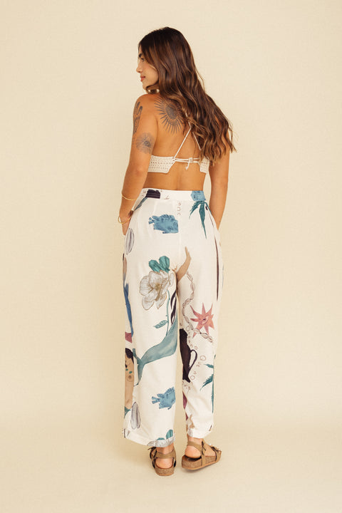 Pantalón Mar Sirenas Marfil
