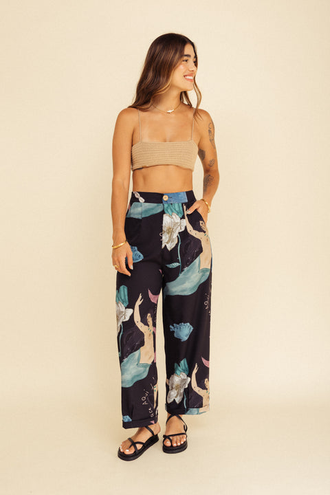 Pantalón Mar Sirenas Negro