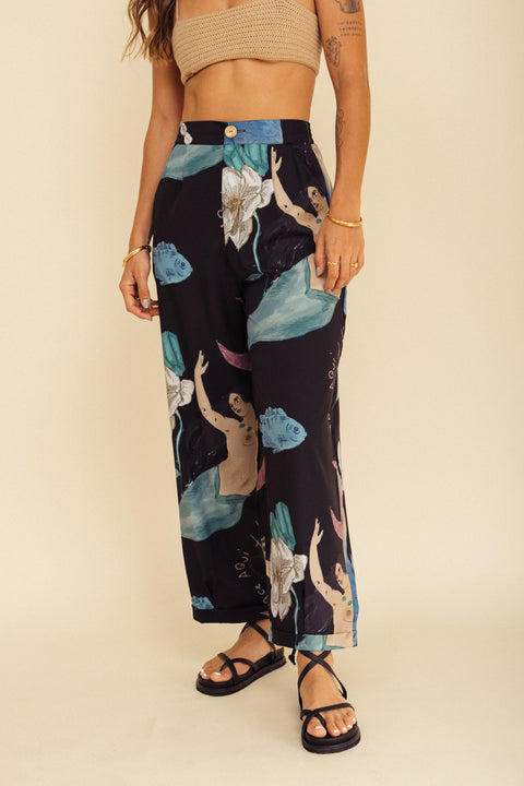 Pantalón Mar Sirenas Negro