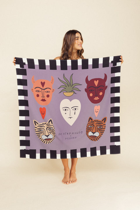 Pañuelo De Otro Mundo Morado