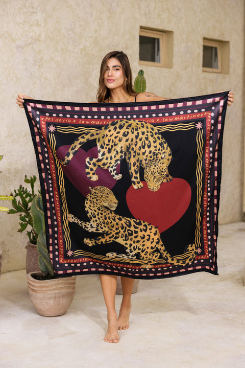 Pañuelo Jaguares  Negro
