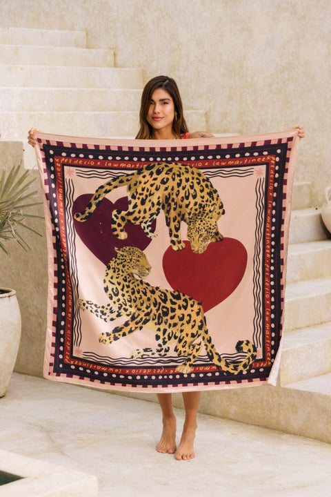 Pañuelo Jaguares  Rosa