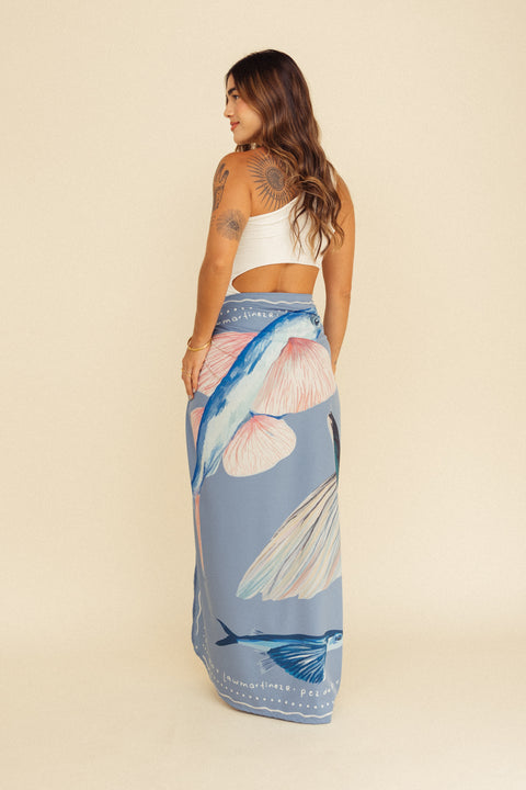 Pañuelo Pez Volador Celeste