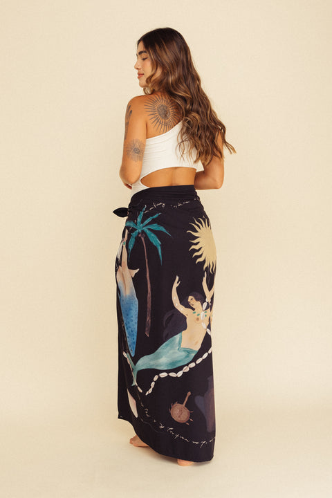 Pañuelo Sirenas Negro
