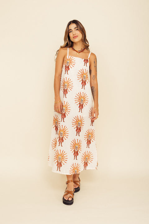 Vestido Artista Frida Marfil