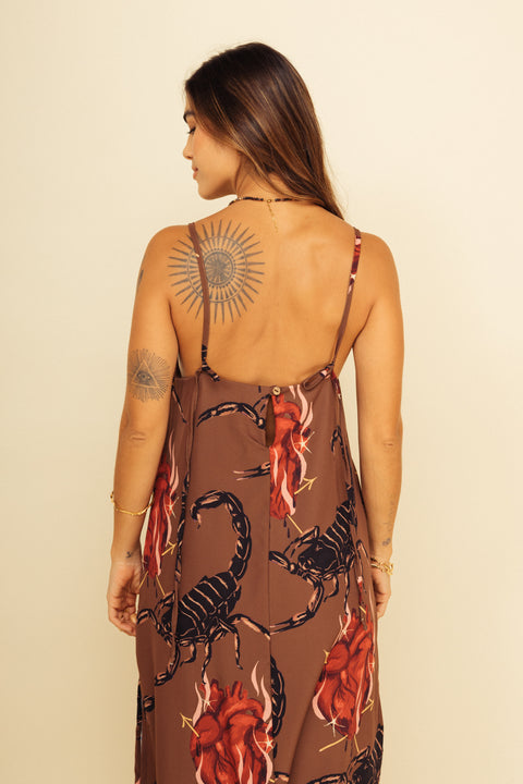 Vestido El Amor Mostaza