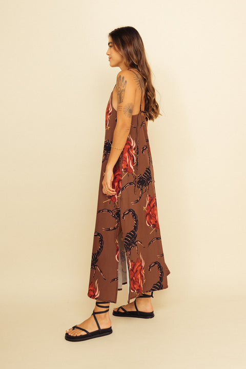 Vestido El Amor Mostaza