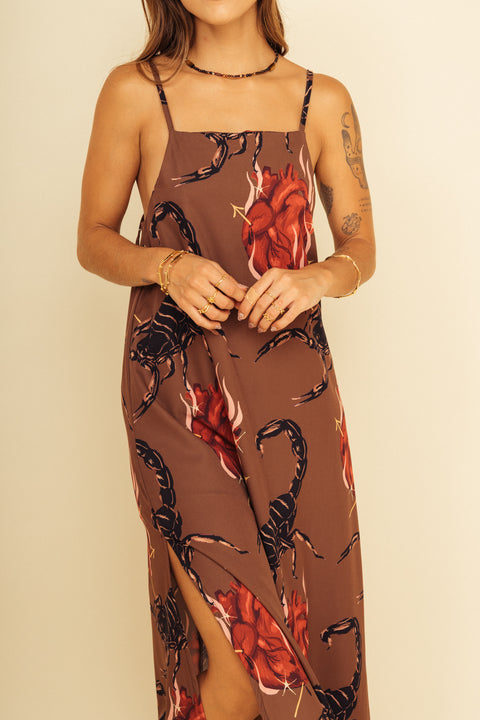 Vestido El Amor Mostaza