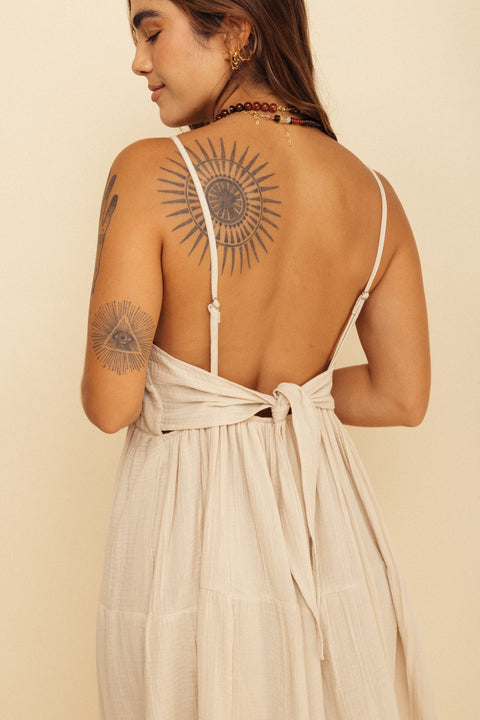 Vestido Paloma  Crema