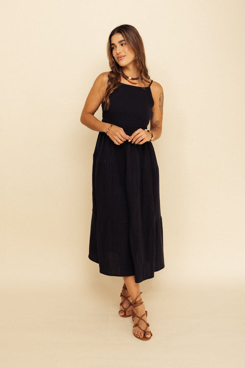 Vestido Paloma  Negro