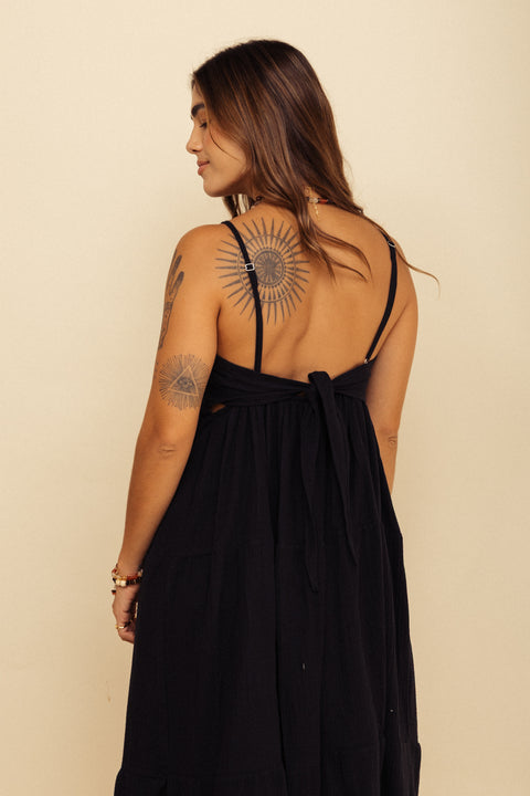 Vestido Paloma  Negro