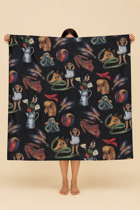 Pañuelo Débora Negro